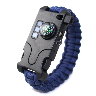 Paracord Survival Bracelet Emergency Gear Kit
